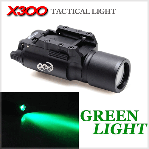 [레플리카] SF X300 Green Light Ultra High Ouput LED Weapon Light (배터리사은품)