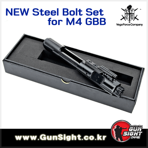 NEW Steel Bolt Set for M4 / MK18 / MK12 GBB 스틸 캐리어