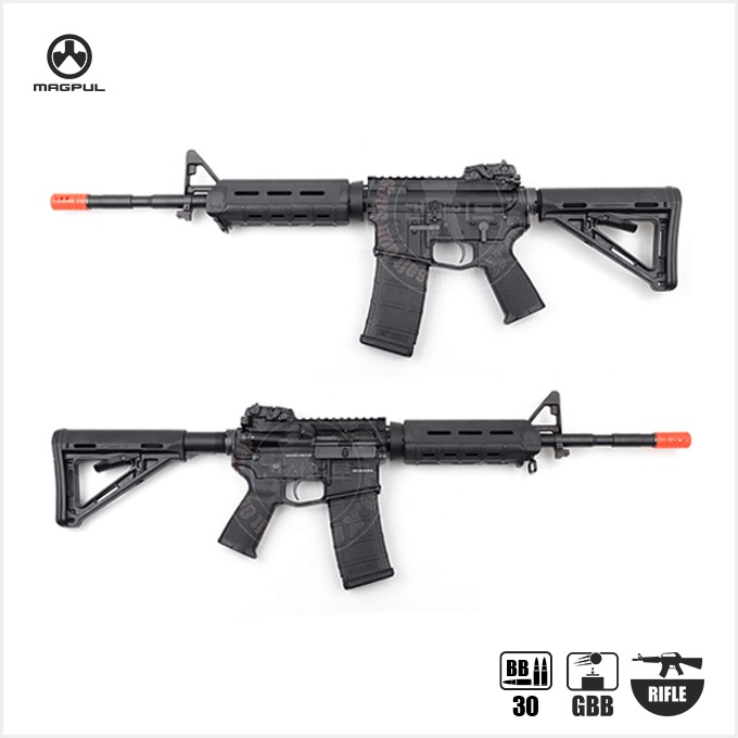 KSC(KWA) M4A1 GBB Rifle Magpul PTS Edition ( System 7 TWO) (with 2 Magazines)