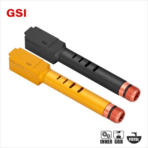 GSI Non Tilting Outer Barrel for MARUI / KJW Glock 18C