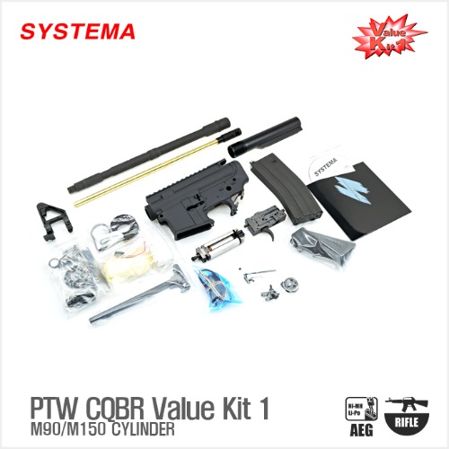 SYSTEMA Value Kit 1 (Included Ambidextrouse Gear Box) for PTW CQBR 업그레이드 키트