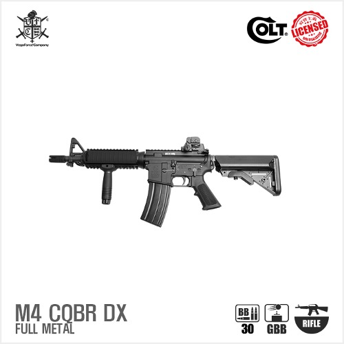 VFC Colt M4 CQBR DX GBBR BK  블로우백 가스건 2017 Ver.