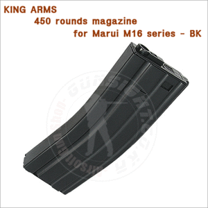 KING ARMS 450 Rounds Magazine for Marui M16 series - BK