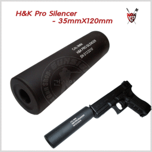 KING ARMS H&amp;K Pro Silencer - 35mmX120mm