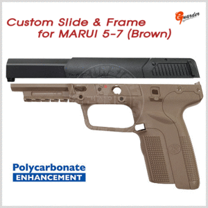 Guarder Custom Slide &amp; Frame for MARUI FN5-7 (Brown) 