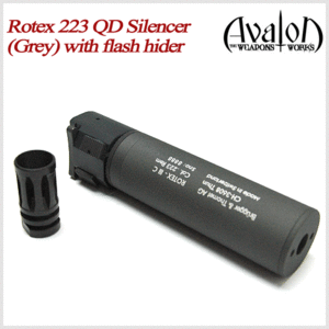 VFC Avalon Rtx-III Compact .223 QD Silencer w/ Flash Hider for M4 Series AEG/GBB 아발론 Rtx-III 컴팩트 .223 QD 소음기 세트