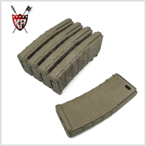 KING ARMS 360 Rds Magpul PTS Pmag for M4 Series (5pcs) - DE