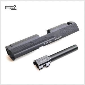 SD Slide &amp; Barrel Set For Umarex / KWA HK45 ( Black )