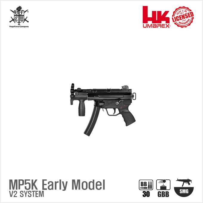 Umarex H&amp;K MP5K Early Model V2 SYSTEM BK (by VFC) 블로우백 가스건