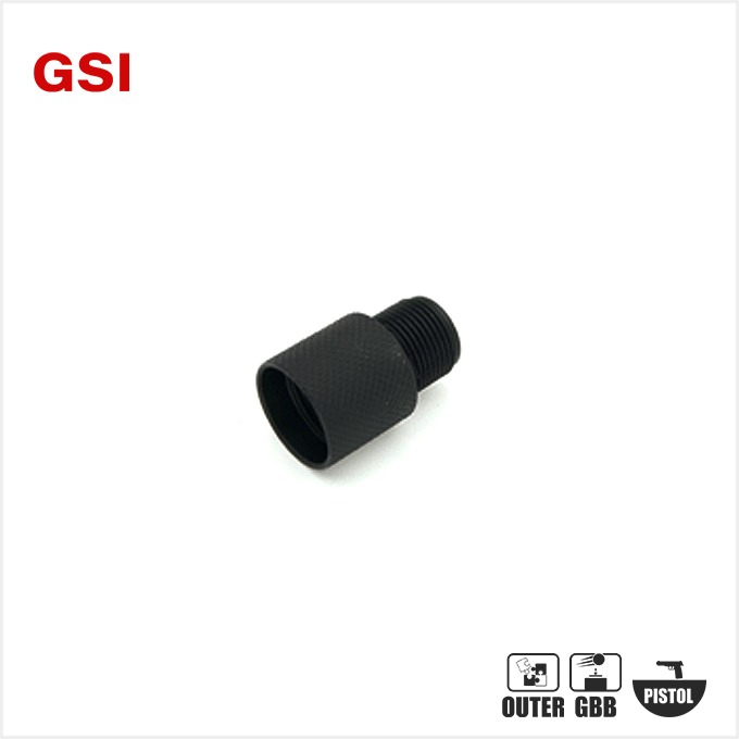 GSI 16mm 정나사 -&gt; 14mm 역나사  변환 아답터