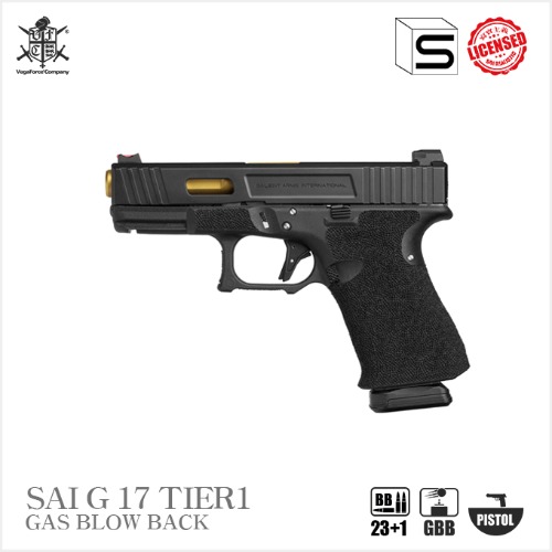 [Limited Edition] SAI G 17 TIER1 GBB Pistol 핸드건- Metal Slide &amp; Marking