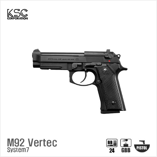 KSC M92 Vertec System7 (HW) BK 핸드건