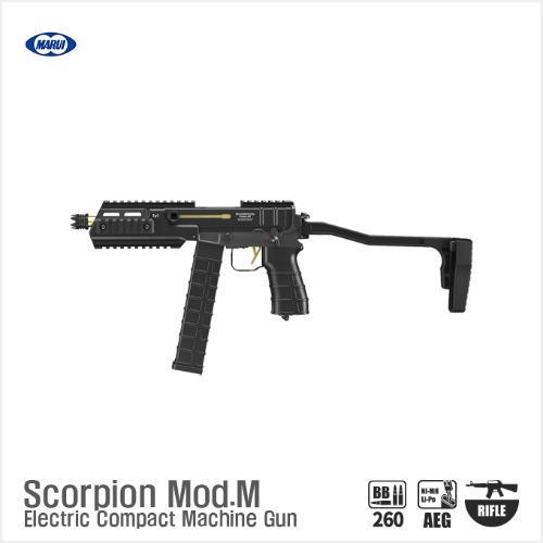 MARUI Scorpion Mod.M EBB BK 전동건 (GSI감속기 장착!)