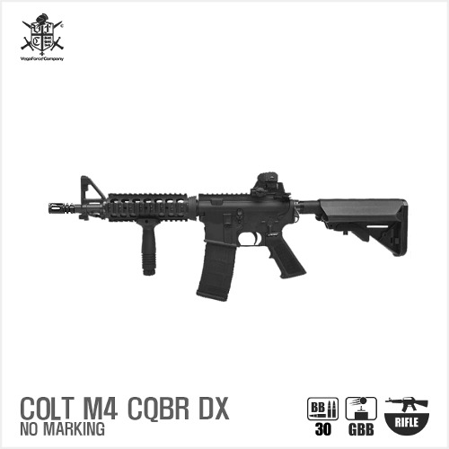 VFC Colt M4 CQBR DX BK 블로우백 가스건(무각인버전 / GSI 감속기 포함)