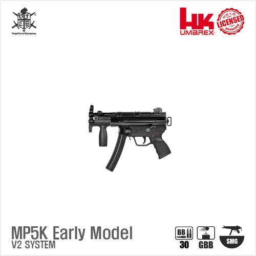 [근일입고]Umarex H&amp;K MP5K Early Model V2 SYSTEM BK (by VFC) 블로우백 가스건