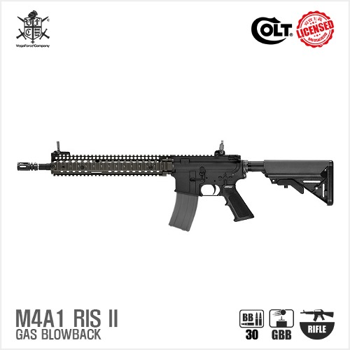 [근일입고]VFC Colt M4A1 RIS II TB 블로우백 가스건 (각인선택)