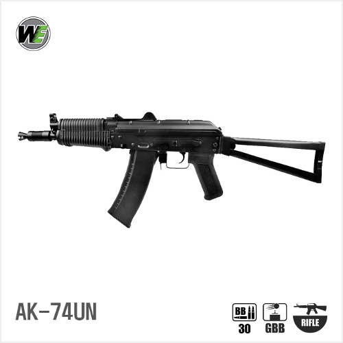 WE AK-74UN BK 블로우백 가스건