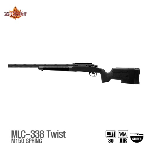 Maple Leaf MLC-338 Twist BK/OD (풀옵션) 에어콕킹 스나이퍼건 (SPRING-M150)